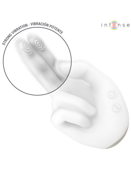 INTENSE - JIMMY HAND-SHAPED MULTIFUNCTION STIMULATOR WITH VIBRATION AND HEAT