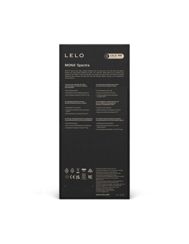 LELO - MONA SPECTRA RED LIGHT INTIMATE MASSAGER RECHARGEABLE APP-CONTROLLED
