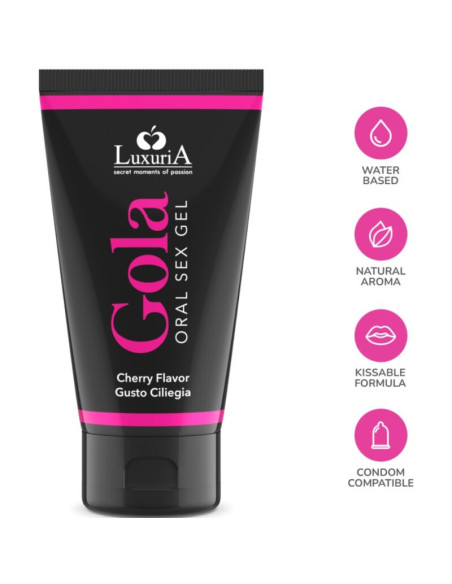 INTIMATELINE LUXURIA - ORALINIO SEKSO GELIS SU VYŠNIŲ SKONIU 50 ML