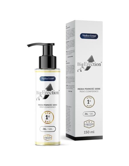 MEDICA GROUP - DIDELĖS EREKTIJOS INTIMYMO GELIS VYRAMS 150 ML