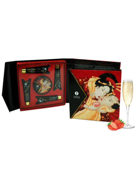 SHUNGA - SLAPTAS GEISHA BRAŠKIŲ IR CAVA RINKINYS