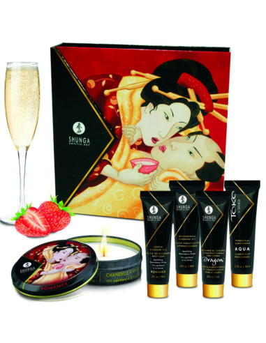 SHUNGA - SLAPTAS GEISHA BRAŠKIŲ IR CAVA RINKINYS
