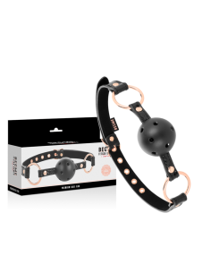BEGME - BLACK EDITION BALL GAG VEGAN LEATHER 2