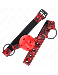 KINK - DIAMOND PATTERN BALL 4.5 CM GAG MODEL 1 64.5 CM ADJUSTABLE 42-60 CM 2