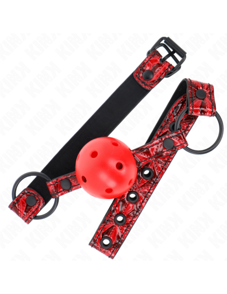 KINK - DIAMOND PATTERN BALL 4.5 CM GAG MODEL 1 64.5 CM ADJUSTABLE 42-60 CM