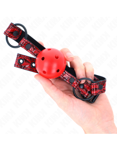 KINK - DIAMOND PATTERN BALL 4.5 CM GAG MODEL 1 64.5 CM ADJUSTABLE 42-60 CM