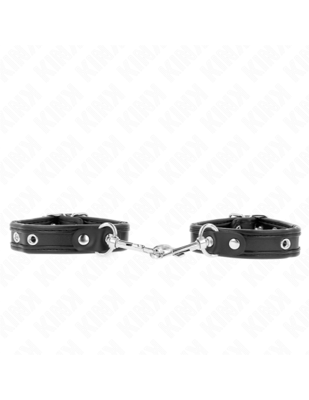 KINK - MINI JUODOS REGULIUOJAMOS APYRANKĖS SU KNIEDĖMIS 16-22 CM X 2 CM