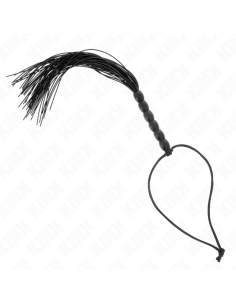 KINK - MINI SILICONE WHIP WITH 6 BLACK BEADS 26 CM 2
