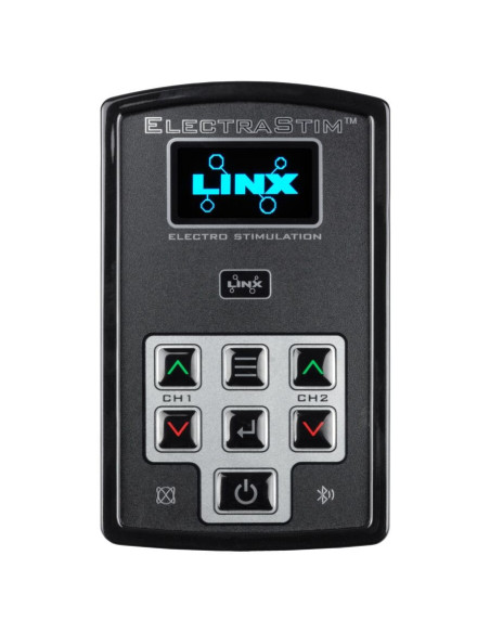 ELECTRASTIM - LINX DVIEJŲ KANALŲ ELEKTROSTIMULIATORIUS SU PROGRAMĖLE IR NUOTOLINIO VALDYMO PULTU