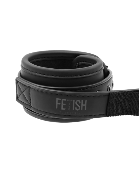 FETISH SUBMISSIVE - NOPRENE LINING HANDCUFFS WITH HANDLE