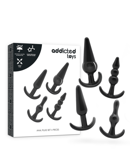 ADDICTED TOYS - 4 ANALINIŲ KAMŠČIŲ RINKINYS
