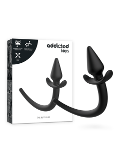ADDICTED TOYS - ŠUNIUKO ANALINIS KAMŠTELIS IŠ SILIKONIO 2