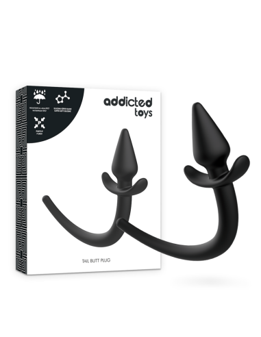 ADDICTED TOYS - ŠUNIUKO ANALINIS KAMŠTELIS IŠ SILIKONIO