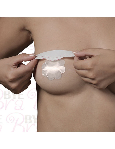 BYE-BRA - BREASTS ENHANCER NIPPLE COVERS SILK CUP F-H