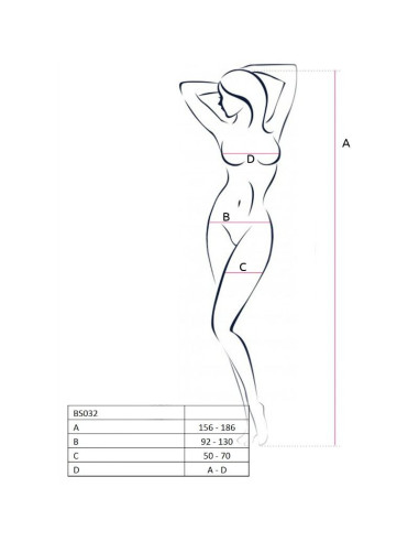 AISTRA - MOTERIMS BS032 KNIGHTSTOCKING BLACK, JUODA, VIENAS DYDIS
