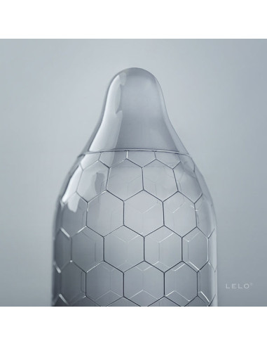 LELO - HEX prezervatyvų dėžutė, 3 vnt.