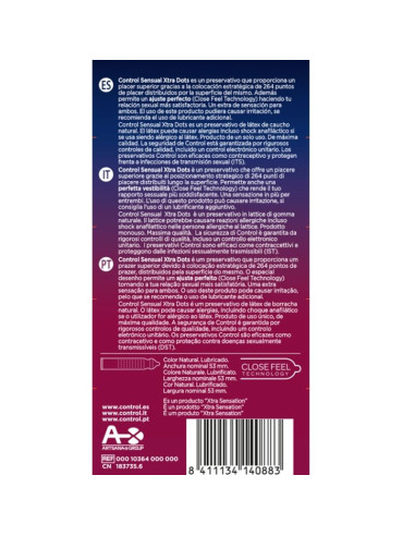 VALDYMAS - XTRA DOTS 12 UDS