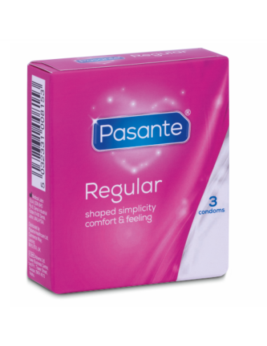PASANTE - PREzervatyvai REGULIARUS RANGA 3 Vnt