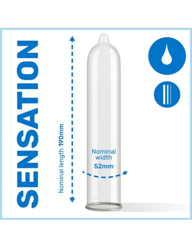 PASANTE - PREZERVATYVAI SENSITIVE ULTRA THIN 3 VNT.