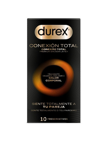 DUREX - TOTAL CONNECTION ULTRA FINE PLUS be latekso, 10 vienetų