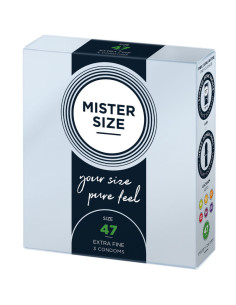 MISTER SIZE - PREZERVATYVAI, XS DYDIS 47 MM (3 VIENETAI) 2