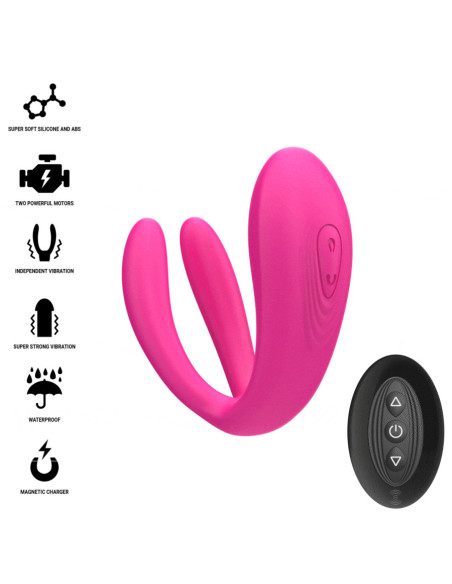 INTENSE - JULIA DOUBLE VIBRATOR CLAMP STIMULATOR REMOTE CONTROL