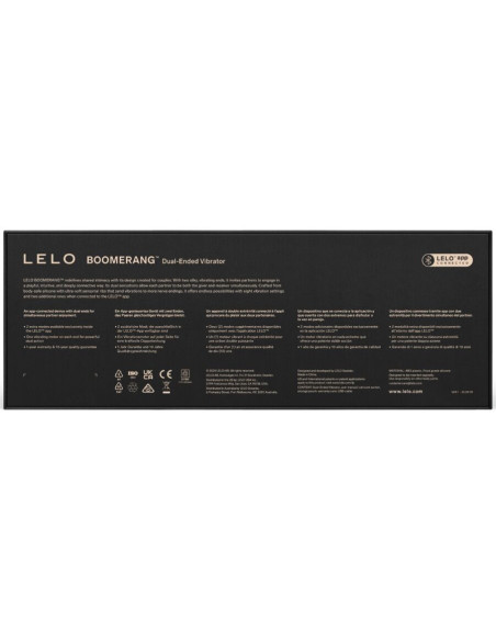 LELO - BOOMERANG DOUBLE ENDED VIBRATOR CERISE