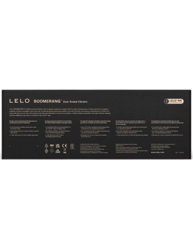 LELO - BOOMERANG DOUBLE ENDED VIBRATOR PURPLE