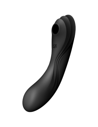SATISFYER - CURVY TRINITY 4 AIR PULSE VIBRATOR BLACK