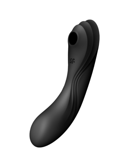 SATISFYER - CURVY TRINITY 4 AIR PULSE VIBRATOR BLACK