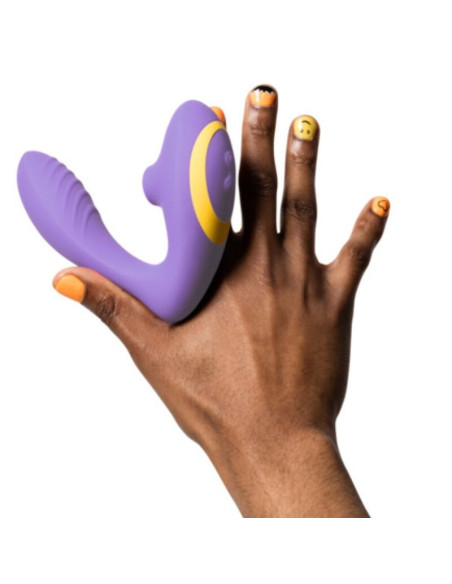 ROMP - REVERB G-SPOT STIMULATOR AND CLITORAL SUCTION DEVICE PURPLE
