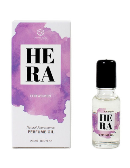 SECRETPLAY - HERA NATŪRALŪS KVEPALAI SU FEROMONAIS ALIEJUJE MOTERIMS 20 ML