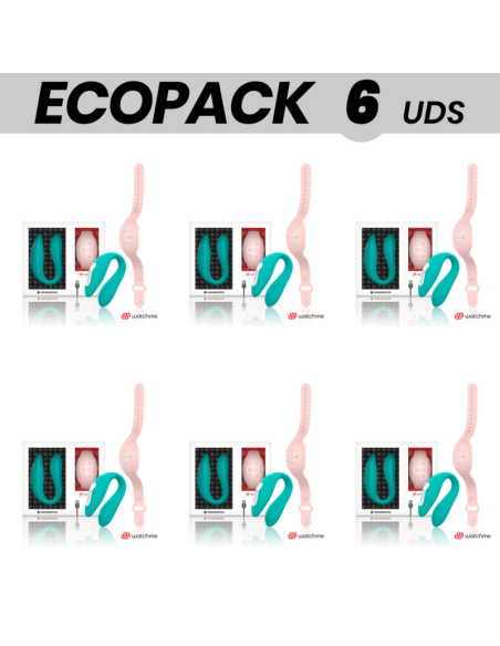 ECOPACK 6 VIENETAI - WEARWATCH DVIGUBOS TECHNOLOGIJOS VIBRATORIUS WATCHME JŪROS VANDENS - ROŽINIS