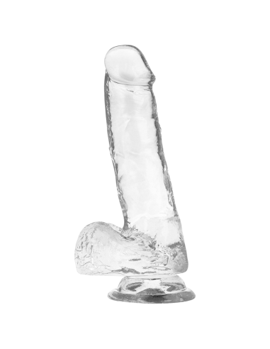 X RAY - HARNESS CLEAR COCK WITH BALLS 18.5 CM -O- 3.8 CM