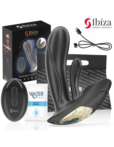 IBIZA - WEARABLE VIBRATOR WITH G-SPOT AND CLITORIS STIMULATION WITH REMOTE CONTROL