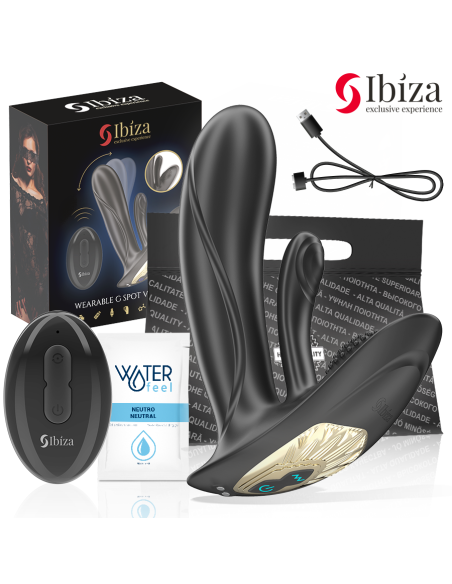 IBIZA - WEARABLE VIBRATOR WITH G-SPOT AND CLITORIS STIMULATION WITH REMOTE CONTROL