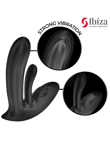 IBIZA - WEARABLE VIBRATOR WITH G-SPOT AND CLITORIS STIMULATION WITH REMOTE CONTROL