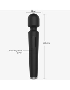 ARMONY - X POWER didelis masažuoklis ir vibratorius, 7 vibracijos, juodas 2