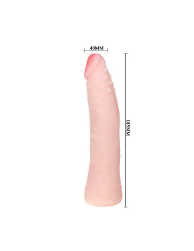 BAILE - REALISTINIS ODĄ LYTINTIS SILIKONINIS DILDO 19 CM ATSITIKTINĖ DĖŽUTĖS SPALVA
