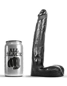 ALL BLACK - DILDO REALISTIC 21 CM