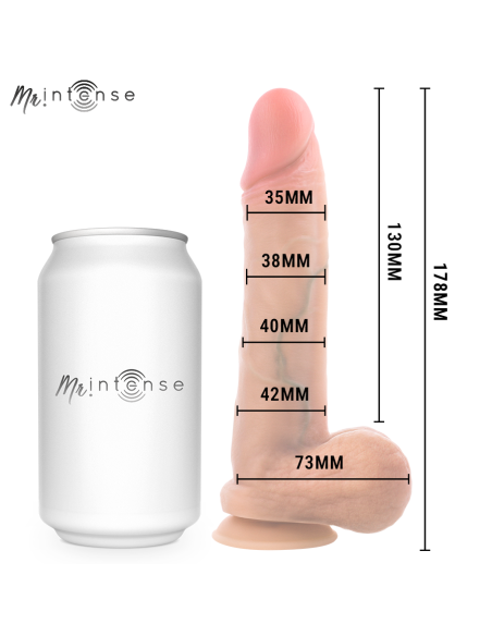 MR INTENSE - GARY S ULTRA-REALISTIC SILICONE COCK WITH TESTICLES 17.8 CM -Ø- 4.2 CM