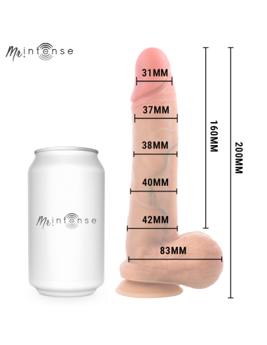 MR INTENSE - GARY M ULTRA-REALISTIC SILICONE COCK WITH TESTICLES 20 CM -Ø- 4.2 CM