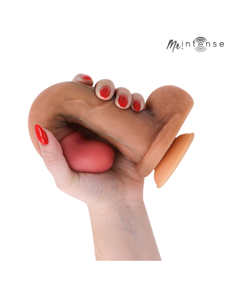 MR INTENSE - GARY L ULTRA-REALISTIC SILICONE COCK WITH TESTICLES 23 CM - Ø- 4.7 CM