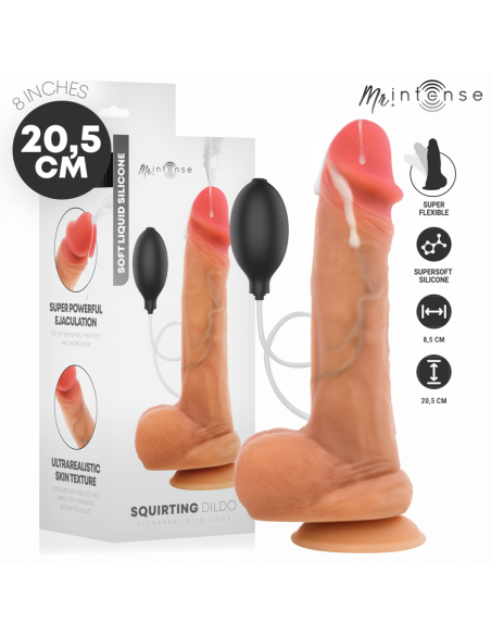 MR INTENSE - DANNY ULTRA-REALISTIC SQUIRTING COCK WITH TESTICLES 20.5 CM -Ø- 4 CM