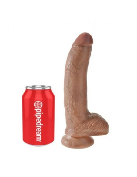 KING COCK - REALISTIC DILDO WITH BALLS 22.8 CM