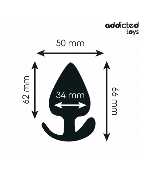 ADDICTED TOYS - SILIKONINIS ANALINIS KAIŠTIS M DYDIS 6,6 CM