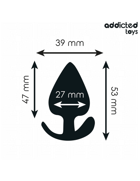 ADDICTED TOYS - ANAL PLUG SILICONE SIZE S 5.3 CM