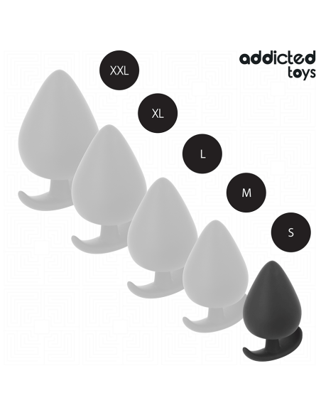 ADDICTED TOYS - SILIKONINIS ANALINIS KAIŠTIS, S DYDIS, 5,3 CM