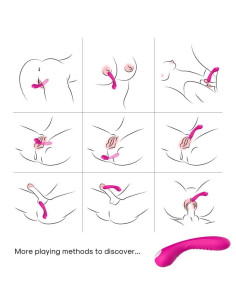 ARMONY - LEGEND VIBRATOR SILICONE FUCHSIA 2