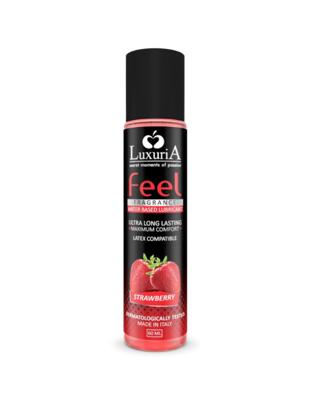 INTIMATELINE - LUXURIA FEEL STRAWBERRY WATER BASED LUBRICANT 60 ML